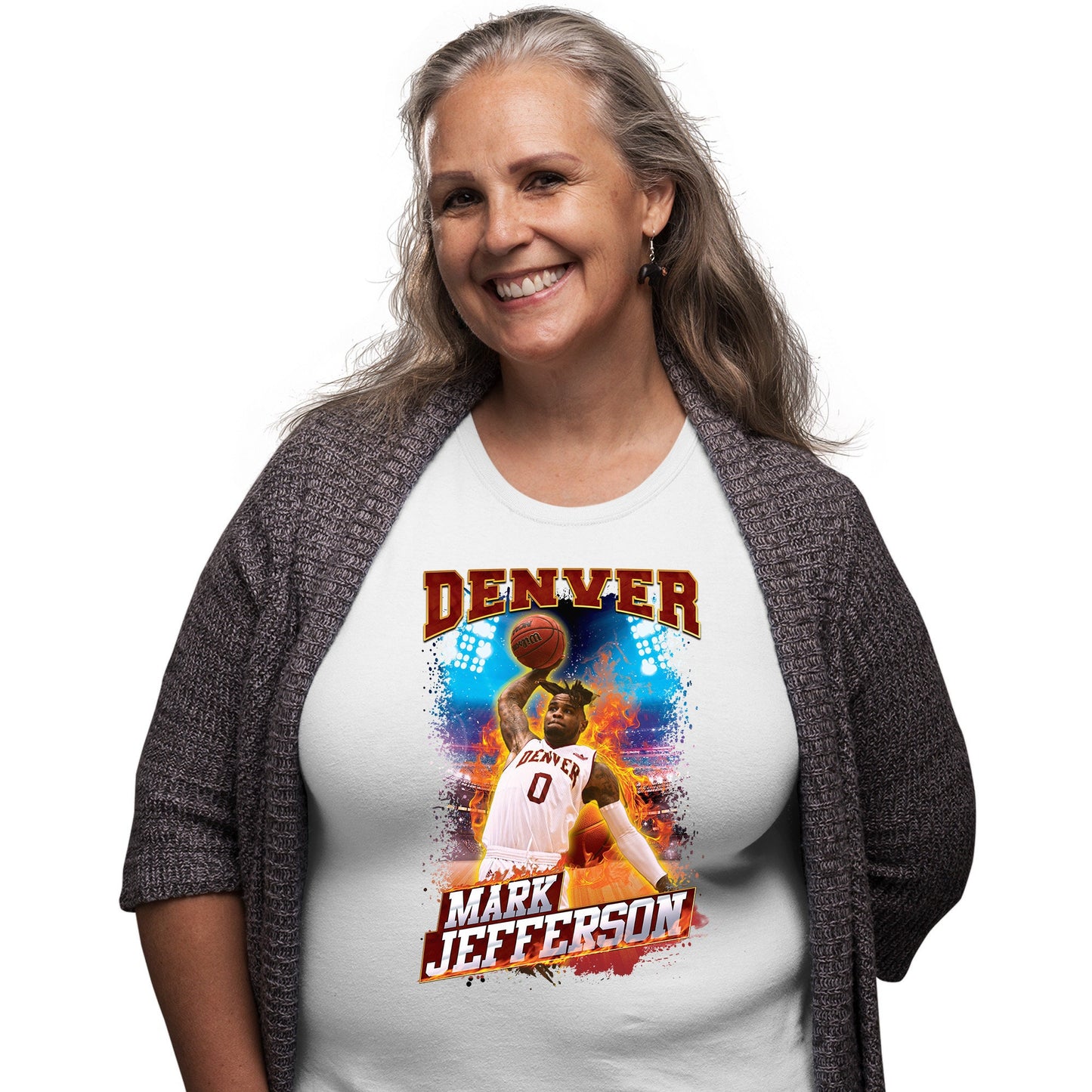 Personalized Basketball Picture T-Shirt for Game Day Custom Photo Shirt Senior Gift, Basketball Mom, Dad, Sister, Aunt and Brother up to 5XL